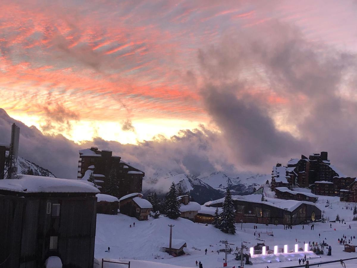 Charmant T2 Classe 3 Etoiles, Les Crozats, Magnifique Vue Montagne Avoriaz Bagian luar foto