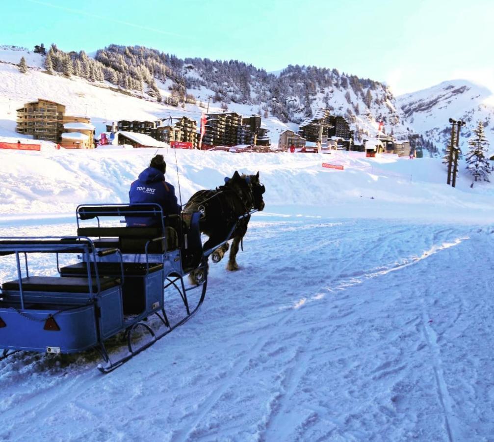 Charmant T2 Classe 3 Etoiles, Les Crozats, Magnifique Vue Montagne Avoriaz Bagian luar foto